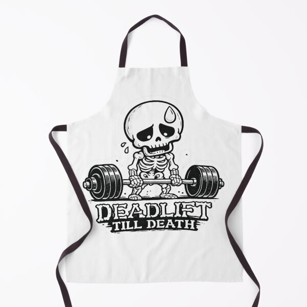 Item preview, Deadlift Till Death Funny Skeleton Gym Workout designed and sold by Digistore1221.