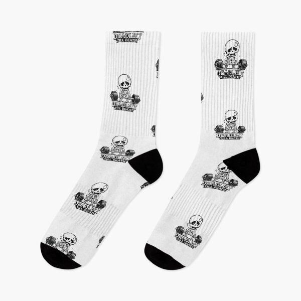 Item preview, Deadlift Till Death Funny Skeleton Gym Workout designed and sold by Digistore1221.