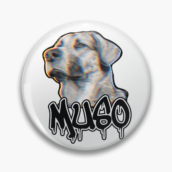 Item preview, Street Art Glitch Dog Portrait - Urban Graffiti Style designed and sold by alessandramtoro_design.