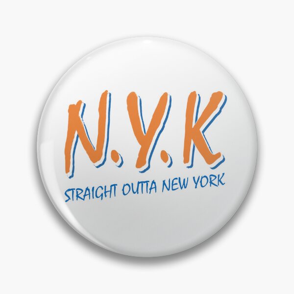 Item preview, NYK in NWA style - New York Knicks - Straight Outta New York designed and sold by TVpopSHOP.