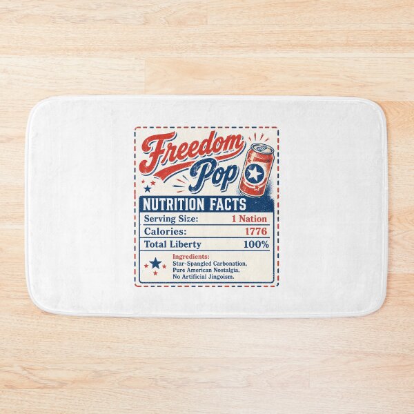 Item preview, 1776 Nutrition Facts Vintage Americana Soda Parody designed and sold by chattsuede.