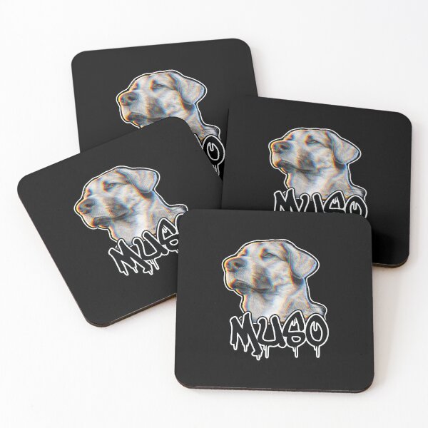 Item preview, Street Art Glitch Dog Portrait - Urban Graffiti Style Black designed and sold by alessandramtoro_shop.