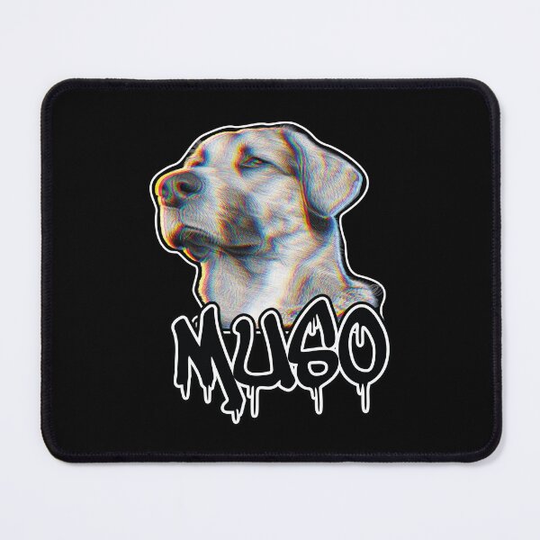 Item preview, Street Art Glitch Dog Portrait - Urban Graffiti Style Black designed and sold by alessandramtoro_shop.