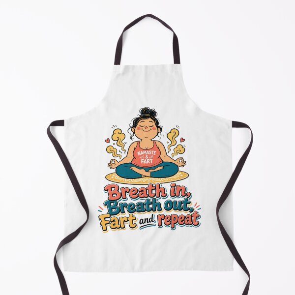 Item preview, Funny Yoga Meditation Cartoon designed and sold by fide-inc.