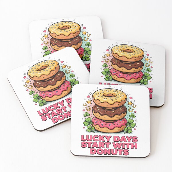 Item preview, Stacked Donuts Lucky Charms designed and sold by Squiggle Happy.