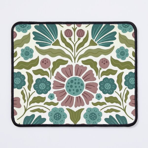Item preview, Blue-Purple Floral Geometric designed and sold by Vintage-Lady65.