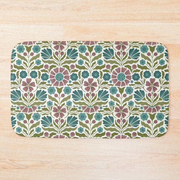 Item preview, Blue-Purple Floral Geometric designed and sold by Vintage-Lady65.