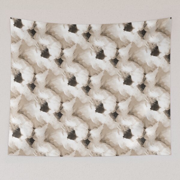 Item preview, Painterly Soft Abstract Flowers in Sepia designed and sold by Artistestella.