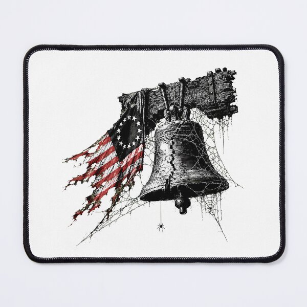 Item preview, Distressed Betsy Ross Flag Gothic Liberty Bell Cobweb designed and sold by chattsuede.