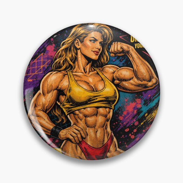 Item preview, Strong and Sexy Fitness Queen Comic 90s designed and sold by JonelleTshirts.