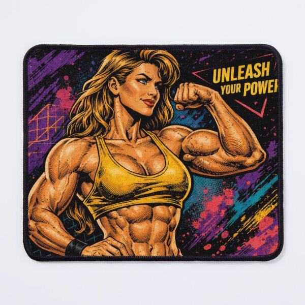 Item preview, Strong and Sexy Fitness Queen Comic 90s designed and sold by JonelleTshirts.