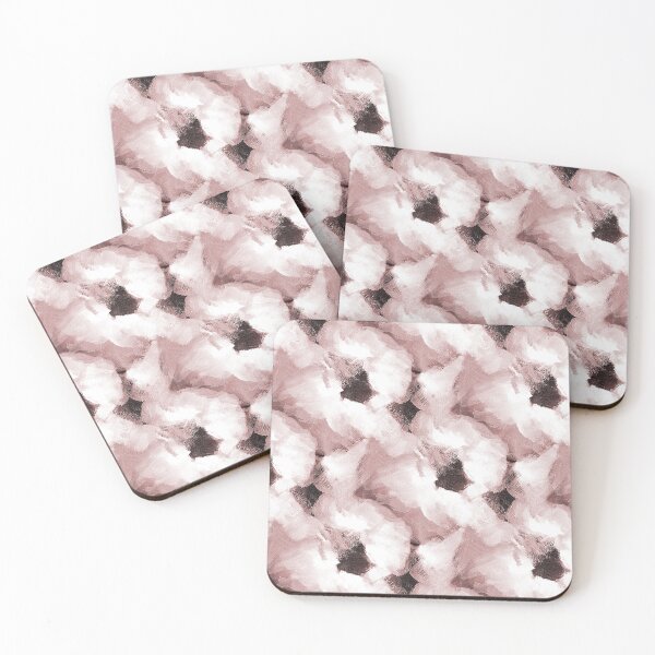 Item preview, Painterly Soft Abstract Flowers in Peach designed and sold by Artistestella.