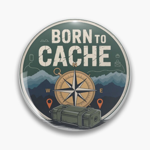 Item preview, Born To Cache Vintage Geocaching Shirt Part 3 designed and sold by MitikS.