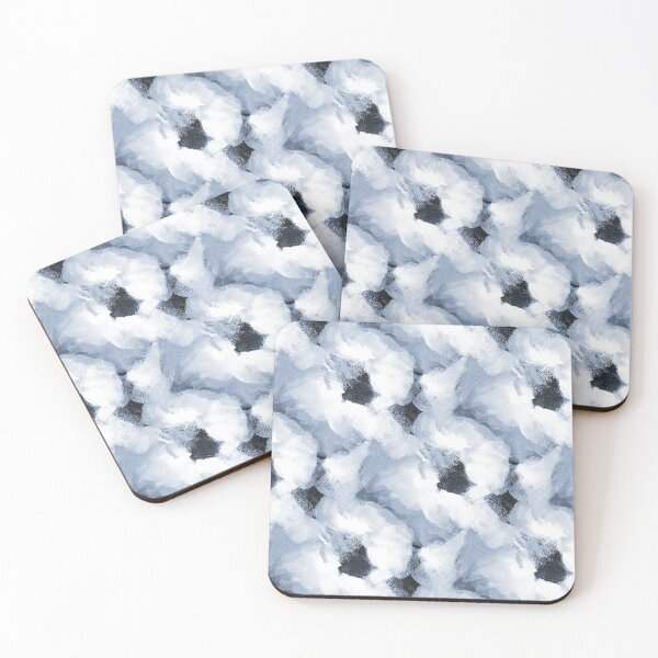 Item preview, Copy of Painterly Soft Abstract Flowers in Blue designed and sold by Artistestella.