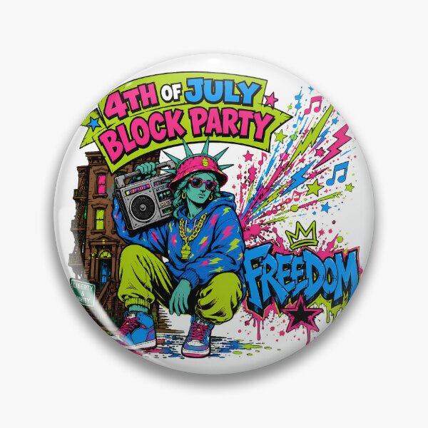 Item preview, Lady Liberty Boombox 4th of July Streetwear designed and sold by chattsuede.