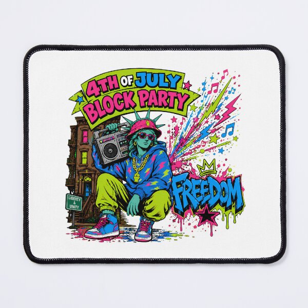 Item preview, Lady Liberty Boombox 4th of July Streetwear designed and sold by chattsuede.