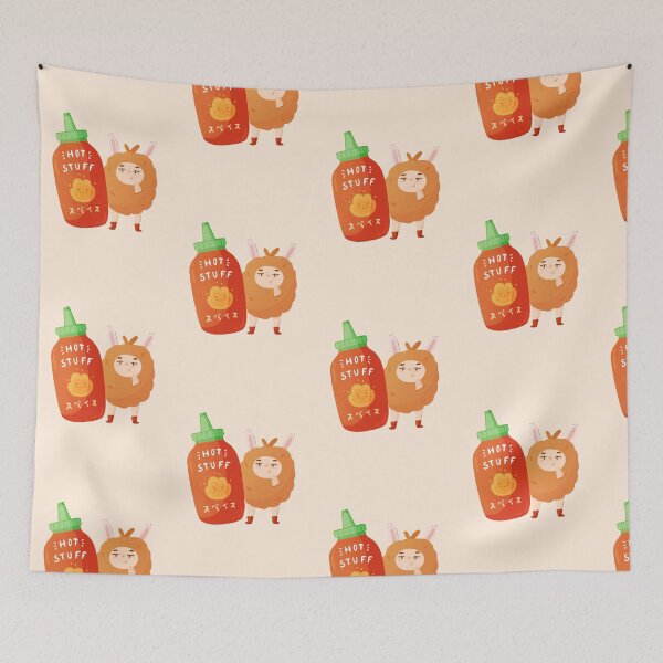 Item preview, Hot Sauce Fried Chicken designed and sold by The Mossy Toadstool.