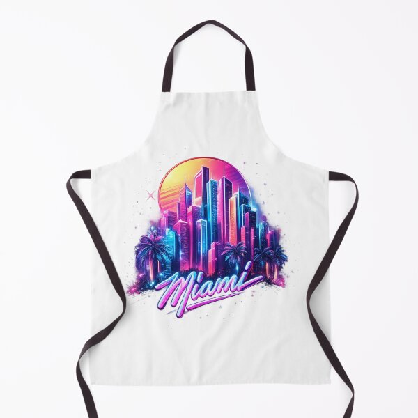 Item preview, Miami Neon Skyline 2026 | Retro Futuristic Vaporwave City designed and sold by afr-saad.