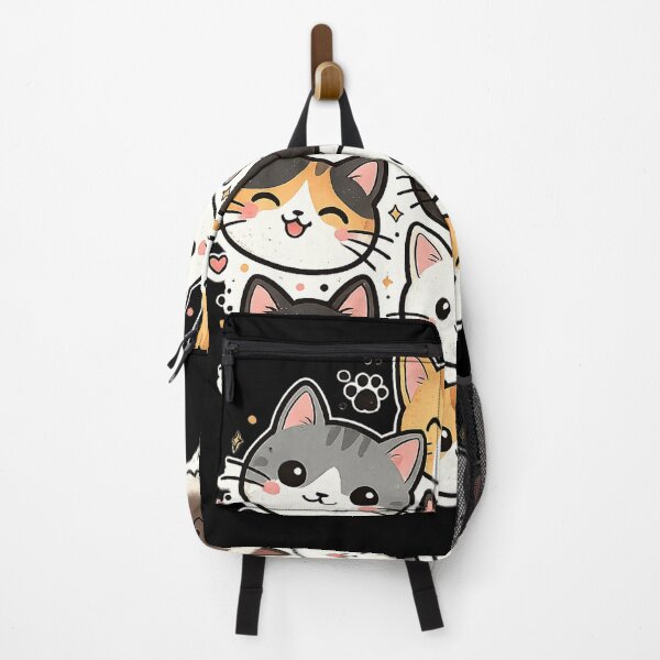Item preview, Cute Kawaii Cat Faces designed and sold by ubeyeart.