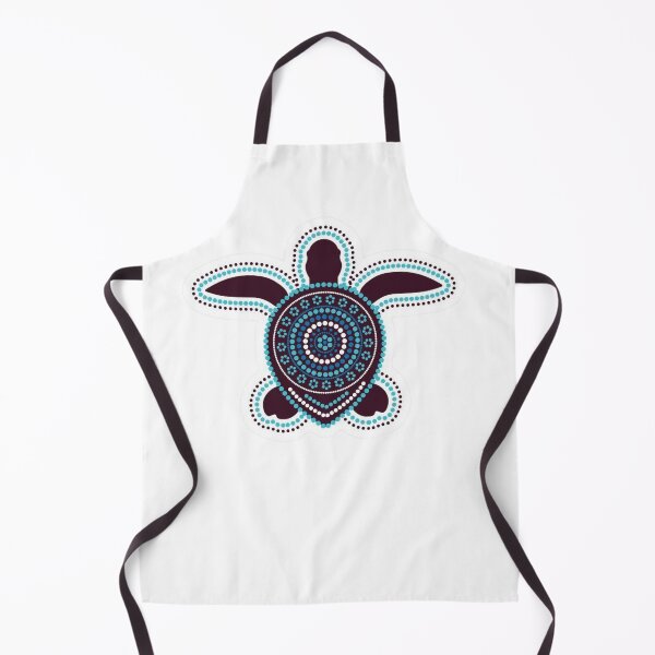 Item preview, Aboriginal Inspired Sea Turtle Dot Art Sticker ! Mystic Ocean Turtle – Indigenous Style Pointillism ! Tribal Sea Turtle Dot Art designed and sold by Ulikedigital14.