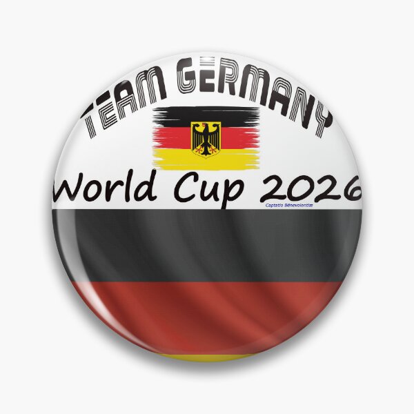 Item preview, Team Germany Fan T‑Shirt WM 2026 football outfit designed and sold by cabevo.