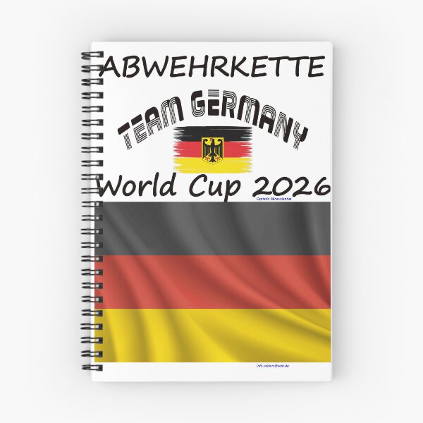 Item preview, Team Germany Fan T‑Shirt WM 2026 football outfit designed and sold by cabevo.