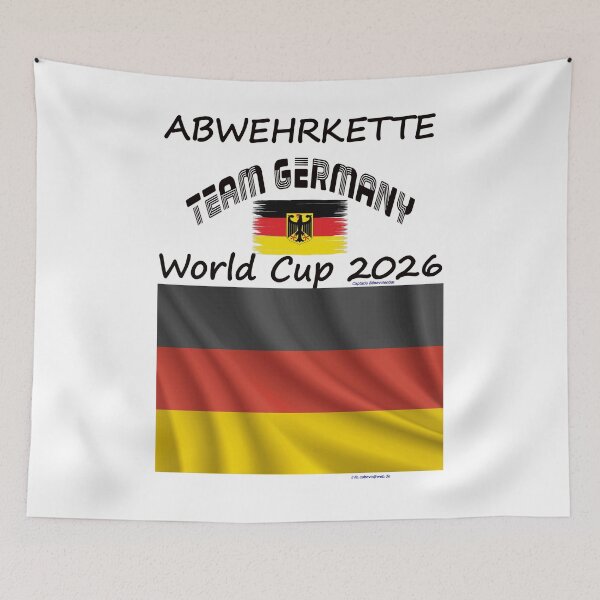 Item preview, Team Germany Fan T‑Shirt WM 2026 football outfit designed and sold by cabevo.