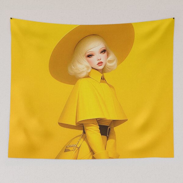 Item preview, YELLOW LADY designed and sold by GoodCompanyTee.