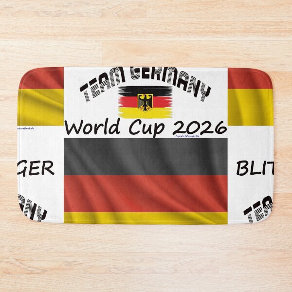 Item preview, Team Germany Fan T‑Shirt WM 2026 football outfit designed and sold by cabevo.