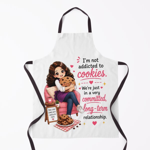 Item preview, I'm Not Addicted to Cookies. We're Just in a Very Committed, Long-Term Relationship. designed and sold by thecookiegallery.
