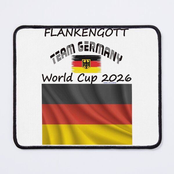 Item preview, Team Germany Fan T‑Shirt WM 2026 football outfit designed and sold by cabevo.
