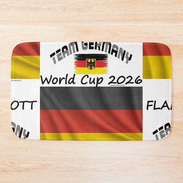 Item preview, Team Germany Fan T‑Shirt WM 2026 football outfit designed and sold by cabevo.