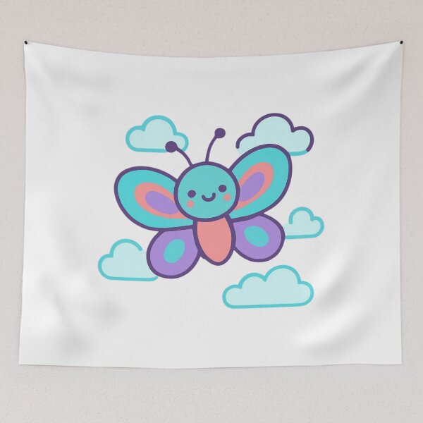 Item preview, Transform and Grow Butterfly - Inspirational Kawaii Sticker designed and sold by foryouandyours.