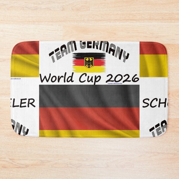 Item preview, Team Germany Fan T‑Shirt WM 2026 football outfit designed and sold by cabevo.
