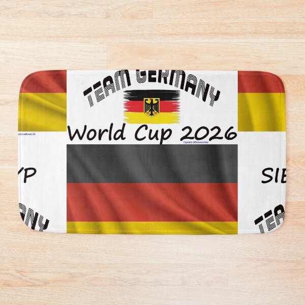 Item preview, Team Germany Fan T‑Shirt WM 2026 football outfit designed and sold by cabevo.