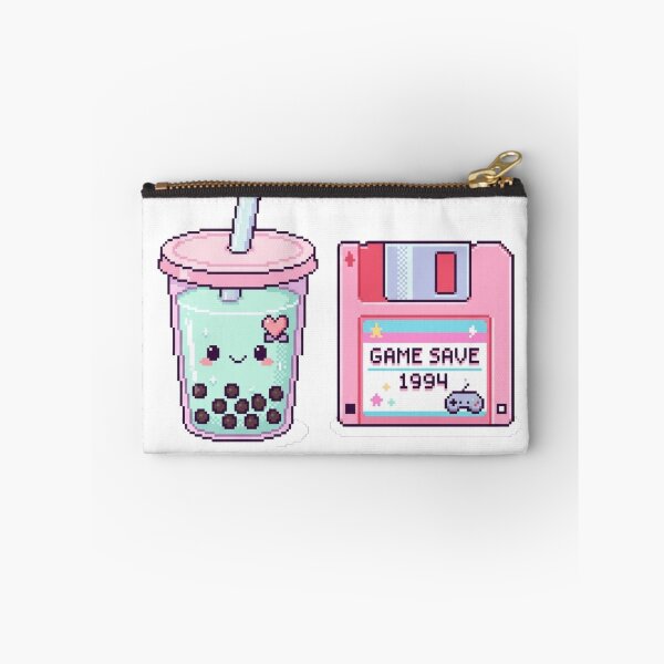 Item preview, Pixel Art Boba Tea 90s Computer Aesthetic - Kawaii Gamer designed and sold by Retro Mood Co.