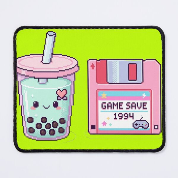 Item preview, Pixel Art Boba Tea 90s Computer Aesthetic - Kawaii Gamer designed and sold by Retro Mood Co.