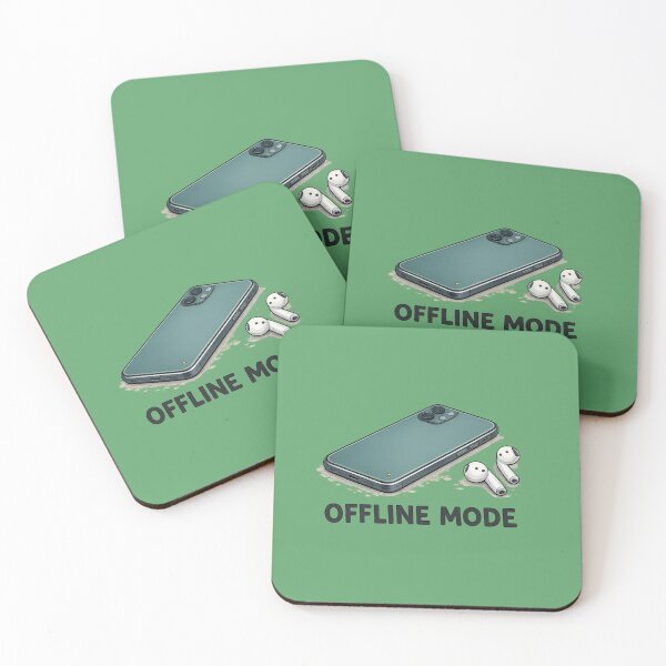 Item preview, Offline Mode – Modern Digital Detox Illustration designed and sold by RosalesArts.