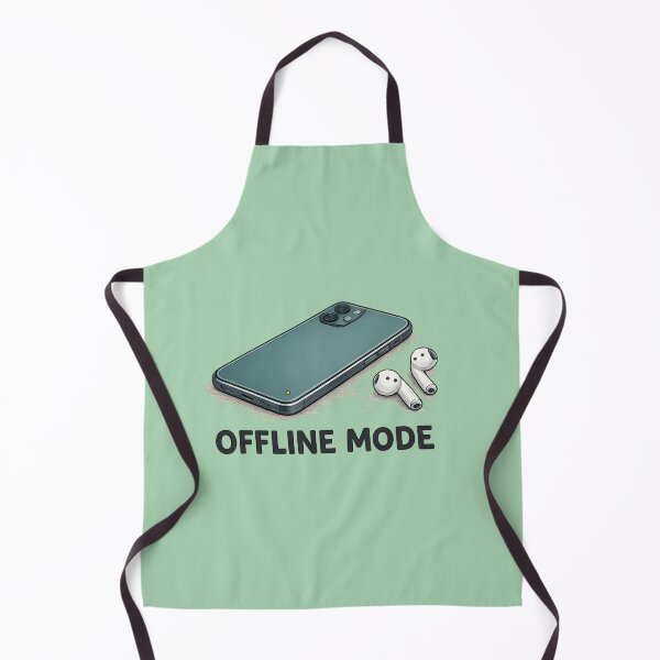 Item preview, Offline Mode – Modern Digital Detox Illustration designed and sold by RosalesArts.
