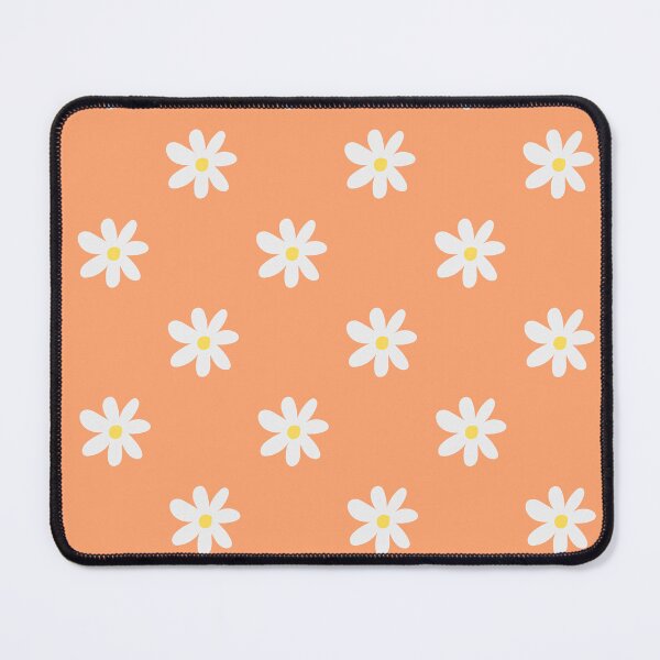 Item preview, Cute Orange Daisy Pattern Phone Case for Her Girls or Friends | Orange Daisy Pattern Blanket for Mom or Grandma | Preppy Orange and White Daisy Journal for Students or Teachers designed and sold by VivaFy.
