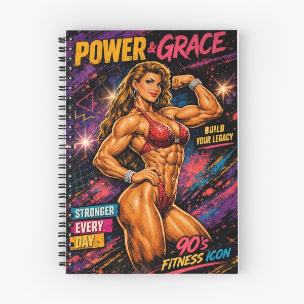 Item preview, Power and Grace Icon Fitness Comic 90s designed and sold by JonelleTshirts.