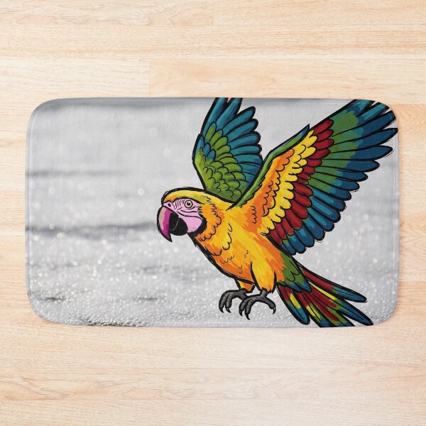 Item preview, Vibrant Macaw in Flight designed and sold by PixorStudio.