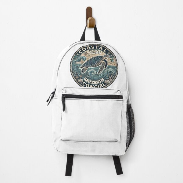 Item preview, Coastal Cowgirl Sea Turtle Vintage Aesthetic Badge ! aborignal art of turtle designed and sold by Ulikedigital14.
