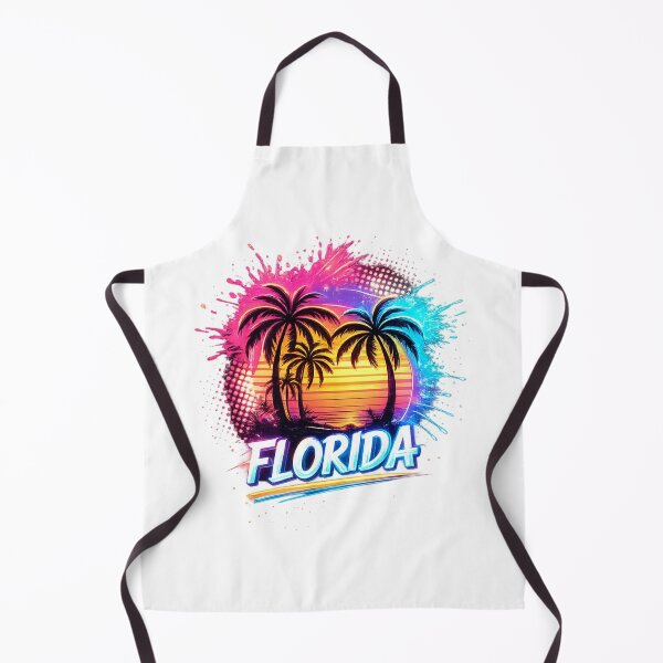 Item preview, Florida Neon Paradise Sunset Retro Beach Vacation designed and sold by afr-saad.