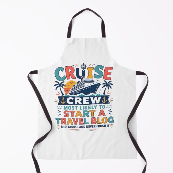 Item preview, Most Likely to Start a Travel Blog Mid Cruise and Never Finish It – Funny Family Cruise Crew Matching – Blogger Vacation designed and sold by Winarrts.