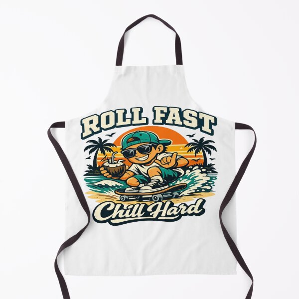 Item preview, Roll Fast Chill Hard Beach Vibes designed and sold by Dresut.