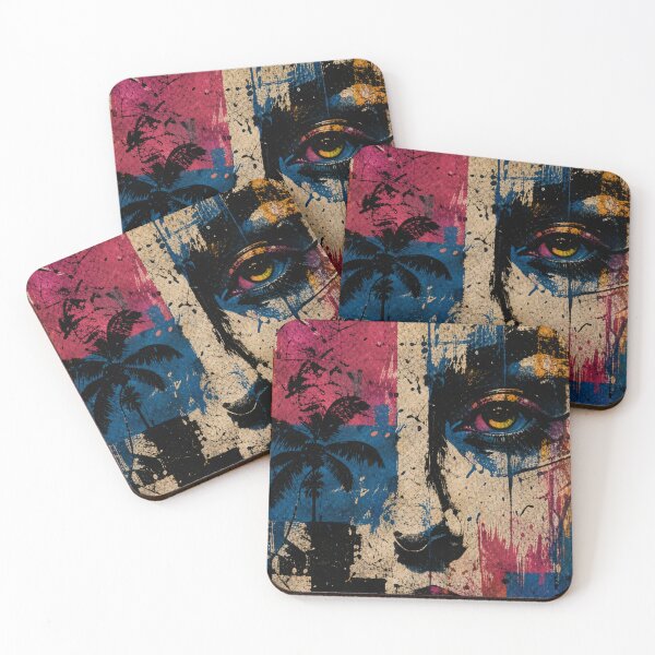 Item preview, Tropical Street Art Portrait Collage designed and sold by Sal Brasil Cultura ® .