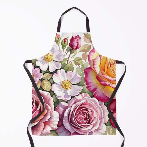 Item preview, Romantic Rose Botanical Watercolor designed and sold by PixorStudio.