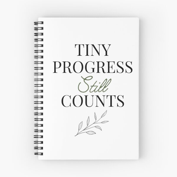 Item preview, Tiny Progress Still Counts Motivation Quote designed and sold by Everjoy Studios.