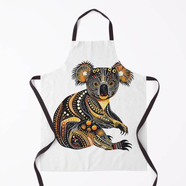 Item preview, Aboriginal Style Koala Dot Art Vector ! Golden Dreamtime Koala – Australian Dot Art ! Indigenous Style Koala Bear Pattern Graphic designed and sold by Ulikedigital14.